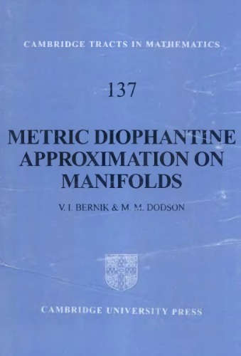 Metric diophantine approximation on manifolds