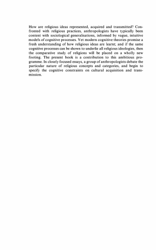 Cognitive Aspects of Religious Symbolism
