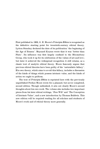 Principia Ethica