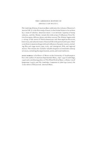 The Cambridge History of American Music