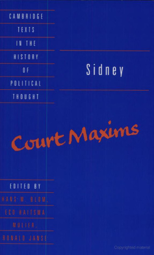 Sidney: Court Maxims