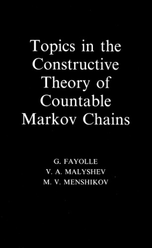 Topics in the constructive theory of countable Markov chains