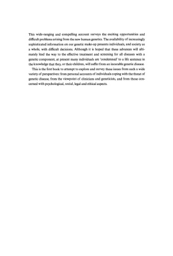 The troubled helix : social and psychological implications of the new human genetics / [...] XD-US