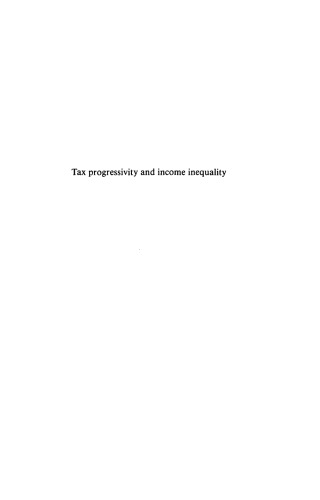 Tax Progressivity and Income Inequality