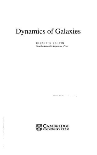 Dynamics of galaxies