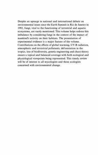 Fungi and Environmental Change