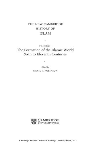 The New Cambridge History of Islam 6 Volume Set