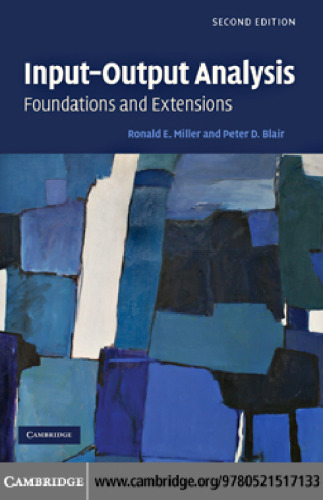 Input-Output Analysis: Foundations and Extensions - 2nd edition