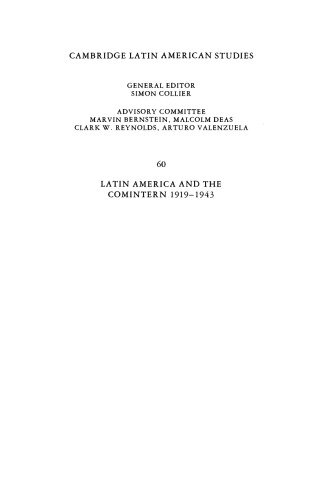 Latin America and the Comintern, 1919-1943