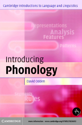 Introducing Phonology (Cambridge Introductions to Language and Linguistics)