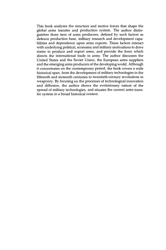 Arms and the State: Patterns of Military Production and Trade