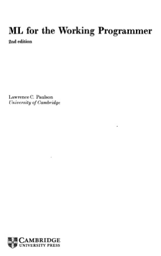 ML for the Working Programmer