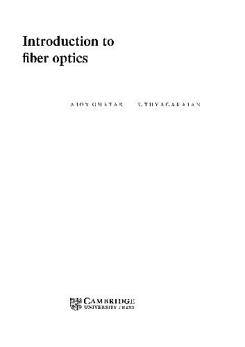 An Introduction to Fiber Optics