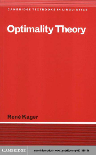 Optimality theory