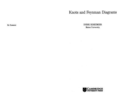 Knots and Feynman diagrams