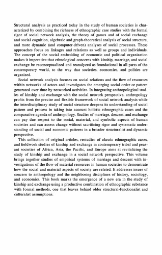 Kinship, Networks, and Exchange