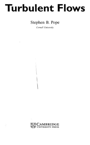 Turbulent flows