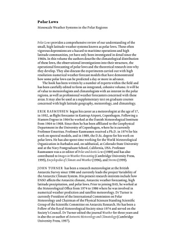 Polar Lows: Mesoscale Weather Systems in the Polar Regions