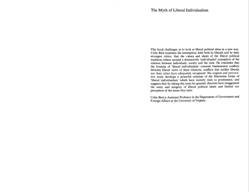 The Myth of Liberal Individualism