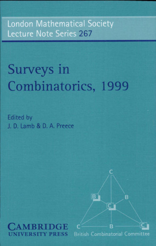 Surveys in Combinatorics, 1999
