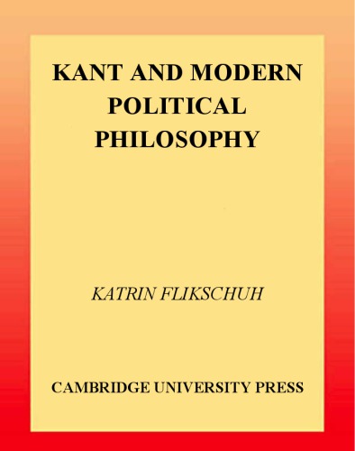 Kant and modern political philosophy