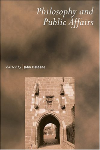 Philosophy and Public Affairs (Royal Institute of Philosophy Supplements)