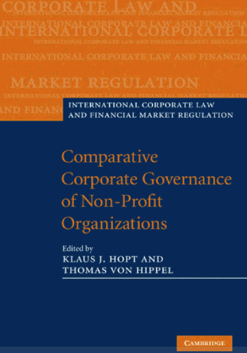 Comparative Corporate Governance of Non-Profit Organizations
