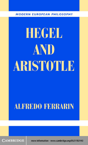 Hegel and Aristotle (Modern European Philosophy)