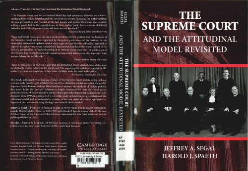 The Supreme Court and the Attitudinal Model Revisited