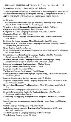 Corpora in applied linguistics