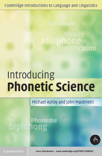 Introducing Phonetic Science