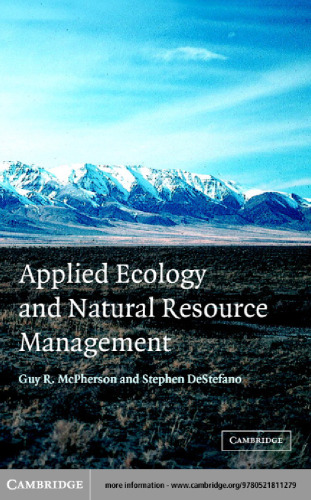 Applied Ecology and Natural Resource Management