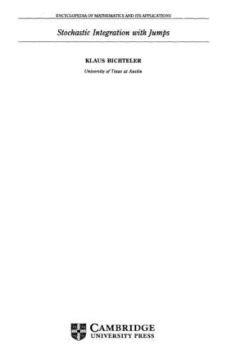 Stochastic Integration with Jumps