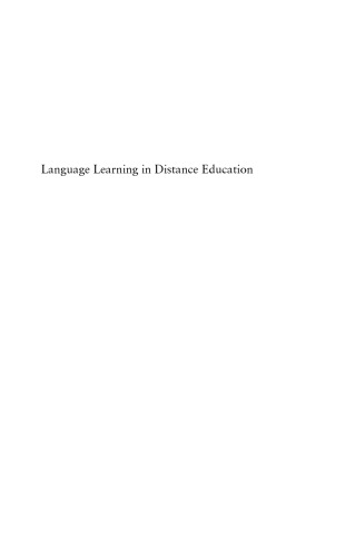 Language Learning in Distance Education