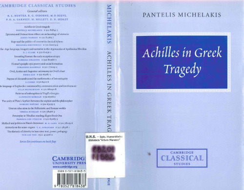 Achilles in Greek Tragedy