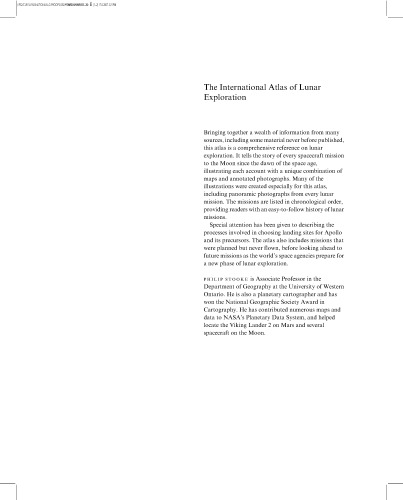The international atlas of lunar exploration
