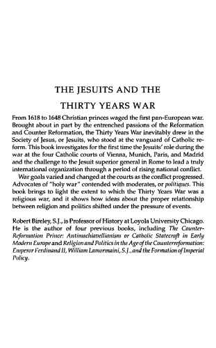 The Jesuits and the Thirty Years War