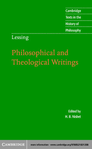 Lessing: Philosophical and Theological Writings