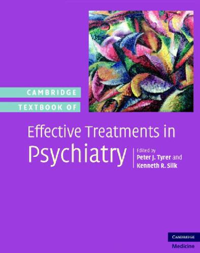 Cambridge Textbook of Effective Treatments in Psychiatry