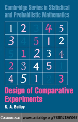 Design of comparative experiments