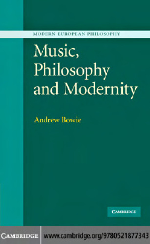 Music, Philosophy, and Modernity