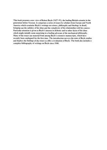 Robert Boyle Reconsidered