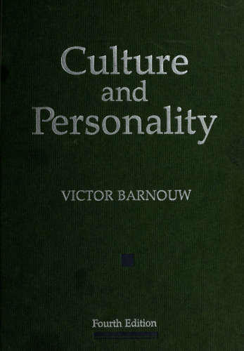 Culture and Personality