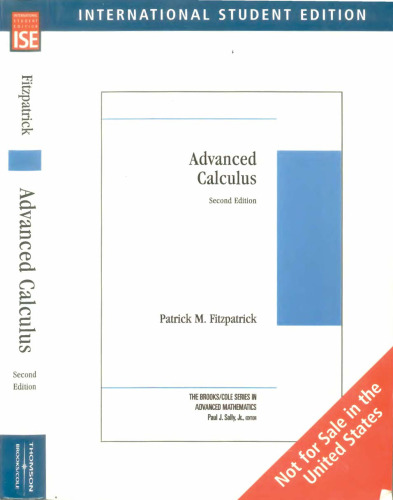 Advanced Calculus
