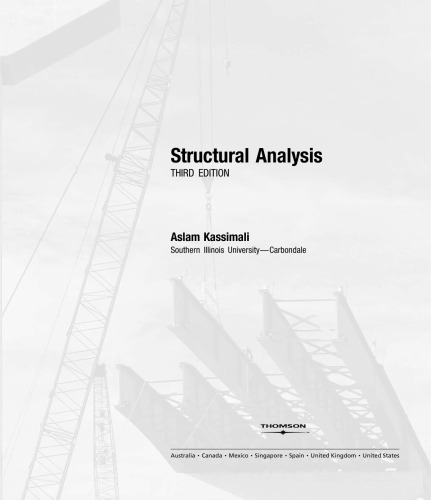 Structural Analysis, Third Edition (with CD-ROM)