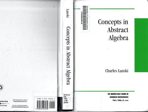 Concepts in Abstract Algebra