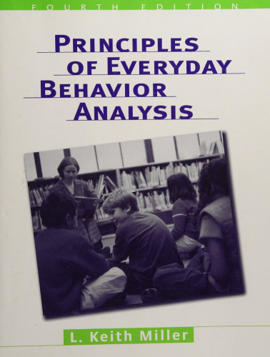Principles of Everyday Behavior Analysis 4th edition