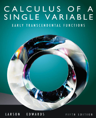 Calculus of a Single Variable: Early Transcendental Functions