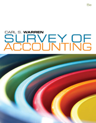Survey of Accounting (5th edition)