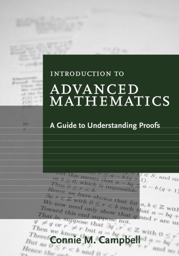 Introduction to Advanced Mathematics: A Guide to Understanding Proofs
